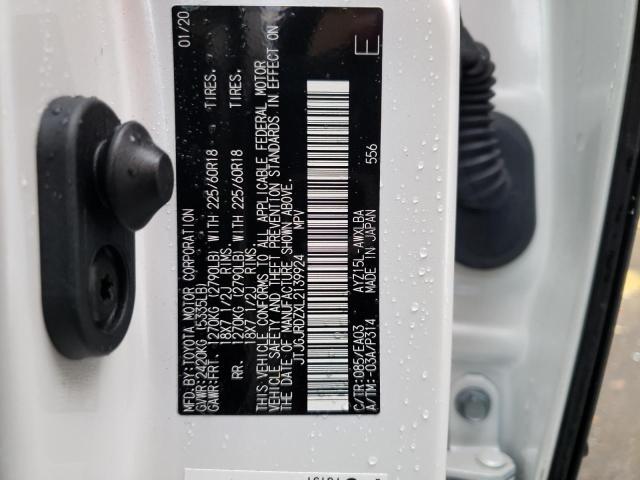 JTJGJRDZXL2139924 - 2020 LEXUS NX 300H WHITE photo 13