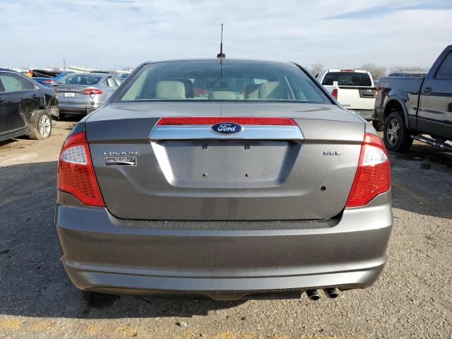 3FAHP0JA0CR444852 - 2012 FORD FUSION SEL GRAY photo 6