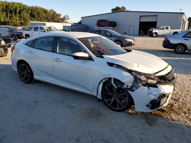 19XFC2F86ME003587 - 2021 HONDA CIVIC SPORT თეთრი ფოტო 4