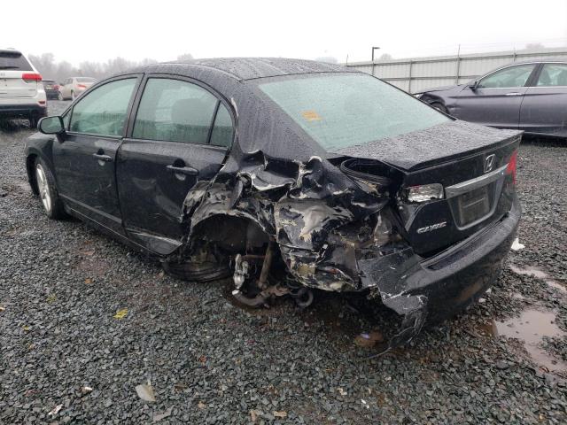 2HGFA1F63AH564314 - 2010 HONDA CIVIC LX-S Սև լուսանկար 2