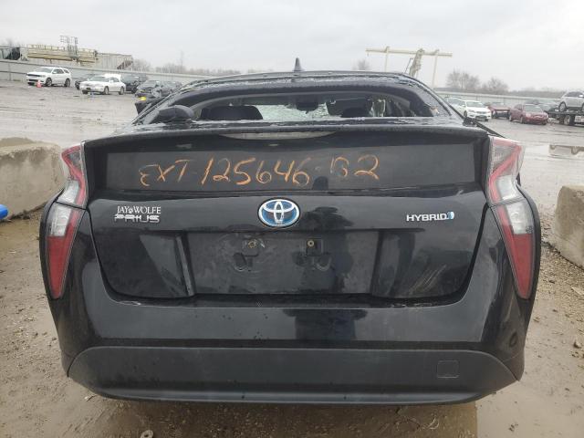 JTDKBRFU5G3013269 - 2016 TOYOTA PRIUS BLACK photo 6