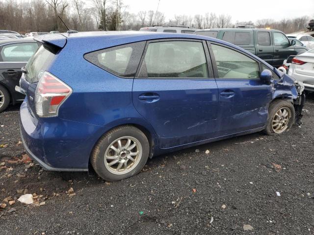 JTDZN3EU8FJ021400 - 2015 TOYOTA PRIUS V BLUE photo 3