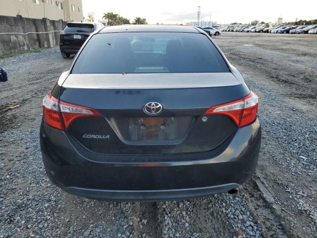 2T1BURHE9EC143124 - 2014 TOYOTA COROLLA L BLACK photo 6