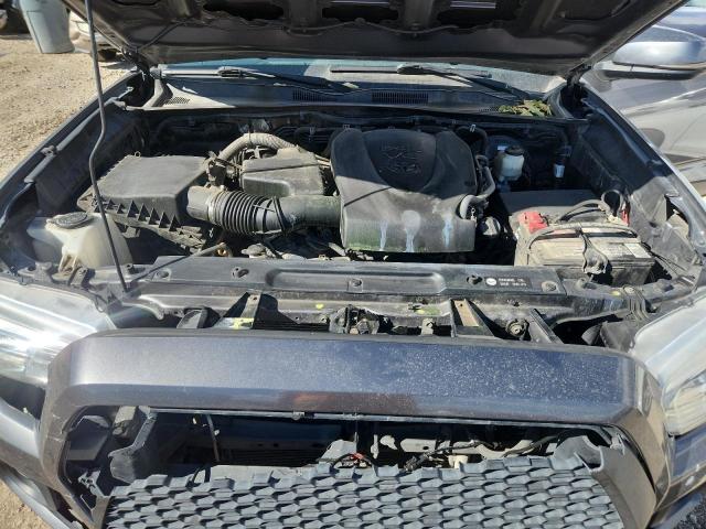 5TFDZ5BN3HX017259 - 2017 TOYOTA TACOMA DOUBLE CAB GRAY photo 11