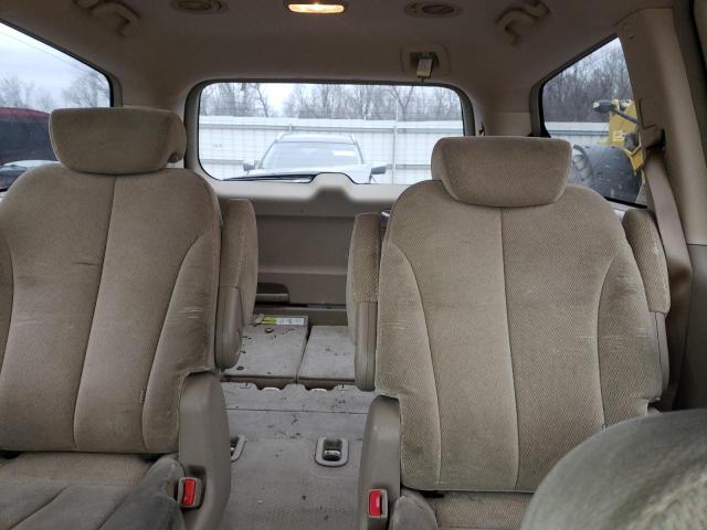 KNDMB233976182849 - 2007 KIA SEDONA EX WHITE photo 10