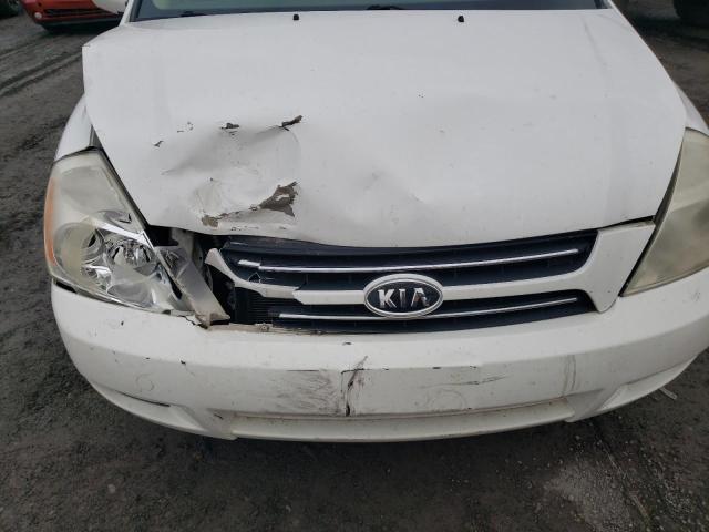 KNDMB233976182849 - 2007 KIA SEDONA EX WHITE photo 12