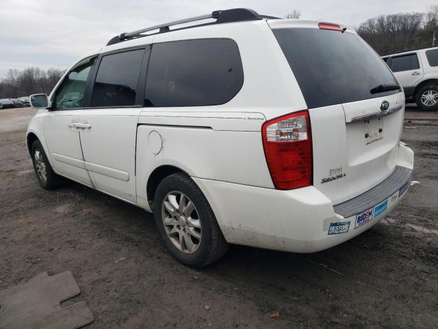 KNDMB233976182849 - 2007 KIA SEDONA EX WHITE photo 2