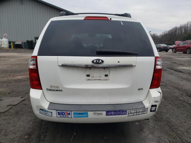 KNDMB233976182849 - 2007 KIA SEDONA EX WHITE photo 6