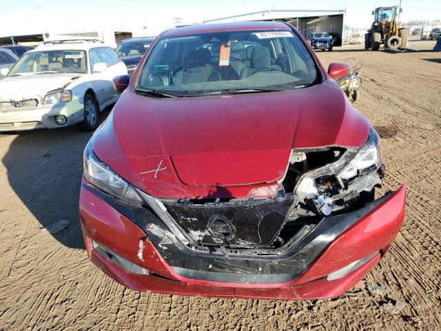 1N4AZ1CP3KC309770 - 2019 NISSAN LEAF S RED photo 5