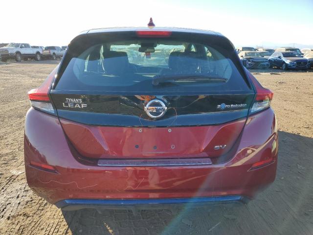 1N4AZ1CP3KC309770 - 2019 NISSAN LEAF S RED photo 6