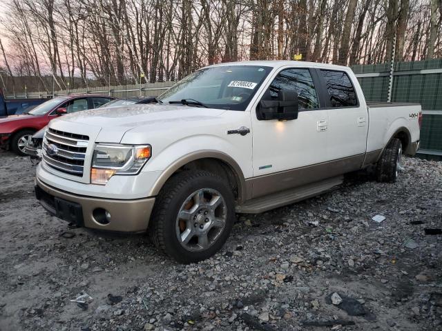 1FTFW1ET5EKE69601 - 2014 FORD F150 SUPERCREW WHITE photo 1