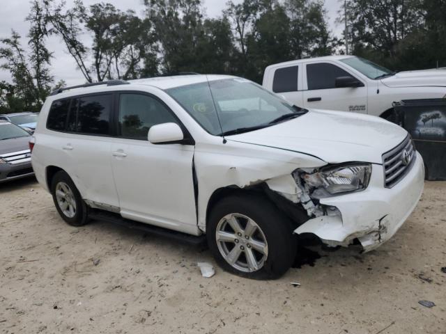 JTEDS41A782067314 - 2008 TOYOTA HIGHLANDER WHITE photo 4