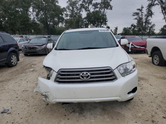 JTEDS41A782067314 - 2008 TOYOTA HIGHLANDER WHITE photo 5