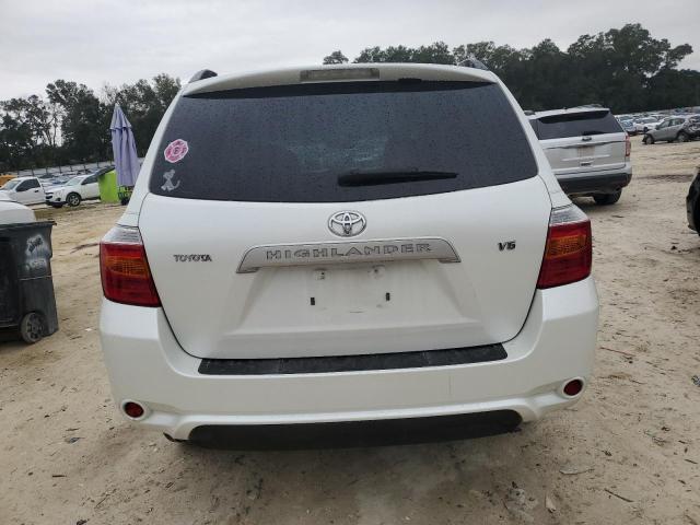 JTEDS41A782067314 - 2008 TOYOTA HIGHLANDER WHITE photo 6