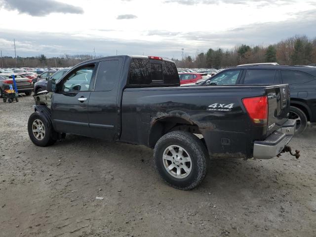 1N6AA06B34N534898 - 2004 NISSAN TITAN XE BLACK photo 2