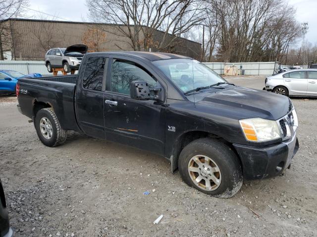 1N6AA06B34N534898 - 2004 NISSAN TITAN XE BLACK photo 4