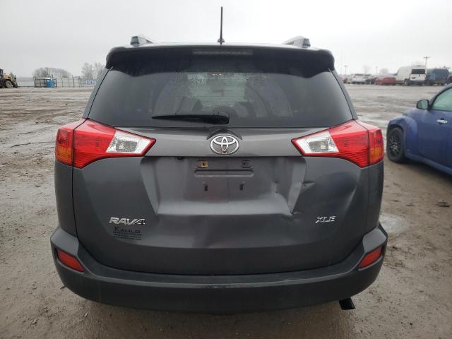 JTMWFREV4DD011275 - 2013 TOYOTA RAV4 XLE GRAY photo 6