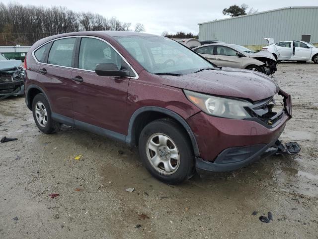 5J6RM3H39DL013422 - 2013 HONDA CR-V LX BURGUNDY photo 4