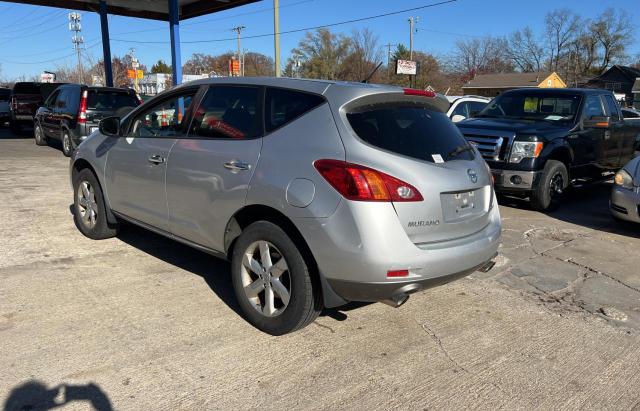 JN8AZ18W79W130641 - 2009 NISSAN MURANO S SILVER photo 3