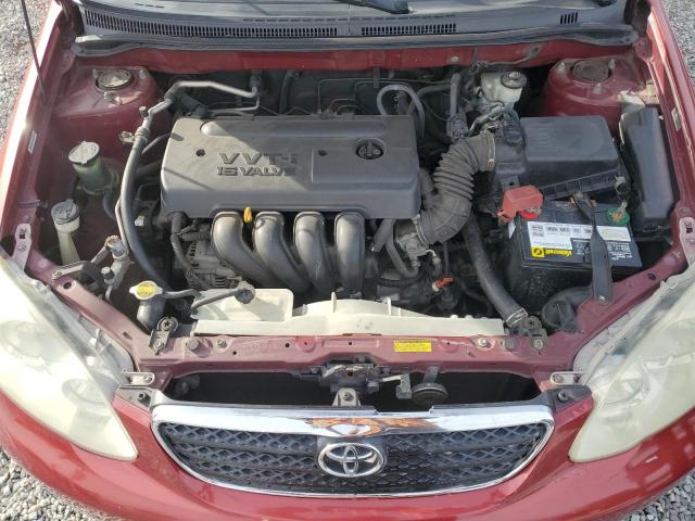 1NXBR32E26Z728103 - 2006 TOYOTA COROLLA CE RED photo 11