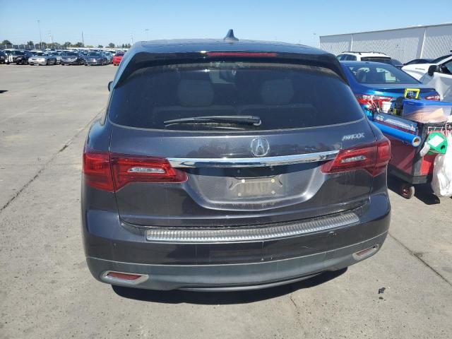 5FRYD3H47GB016108 - 2016 ACURA MDX TECHNOLOGY CHARCOAL photo 6