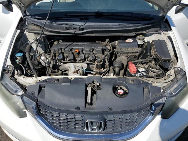 19XFB2F53DE216859 - 2013 HONDA CIVIC LX WHITE photo 11