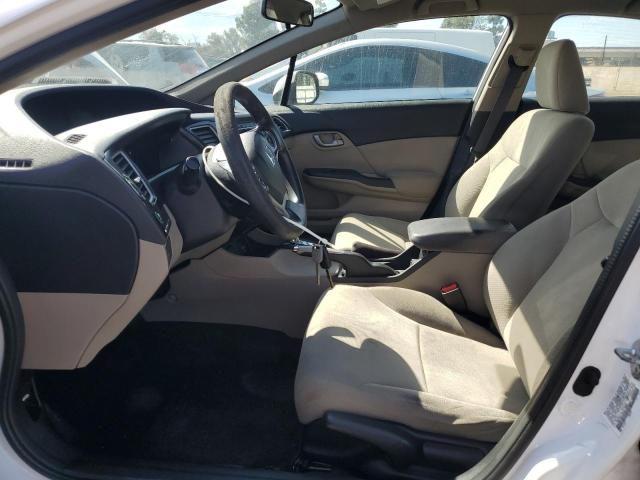 19XFB2F53DE216859 - 2013 HONDA CIVIC LX WHITE photo 7
