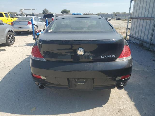 WBAEH73414B189836 - 2004 BMW 645 CI AUTOMATIC BLACK photo 6
