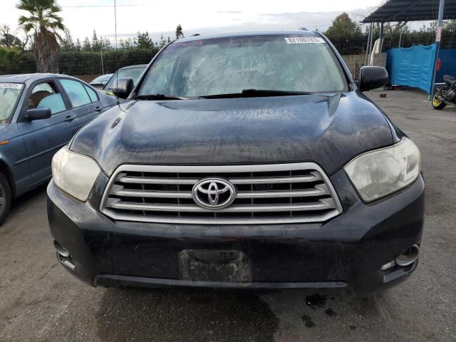 JTEDS41A082015507 - 2008 TOYOTA HIGHLANDER BLACK photo 5