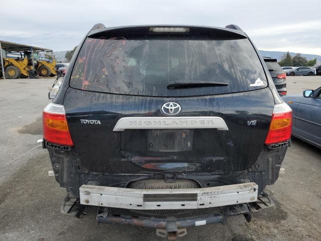 JTEDS41A082015507 - 2008 TOYOTA HIGHLANDER BLACK photo 6