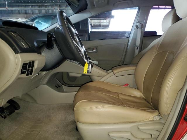 JTDKN3DUXA0122018 - 2010 TOYOTA PRIUS 红色 照片 7