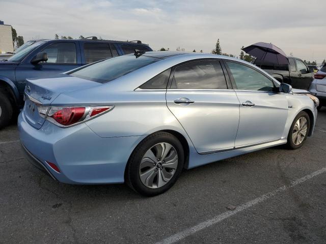 KMHEC4A46DA064626 - 2013 HYUNDAI SONATA HYBRID BLUE photo 3