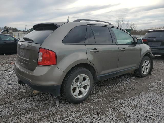 2FMDK3JC8EBB51823 - 2014 FORD EDGE SEL GRAY photo 3