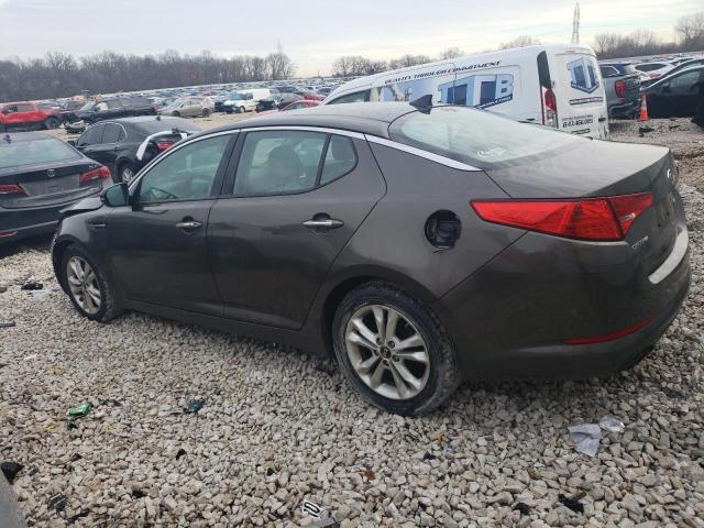 KNAGN4A61B5139289 - 2011 KIA OPTIMA EX GRAY photo 2