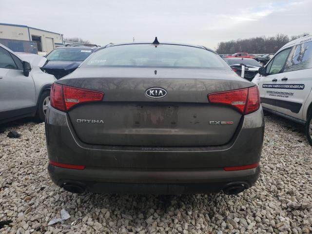 KNAGN4A61B5139289 - 2011 KIA OPTIMA EX GRAY photo 6