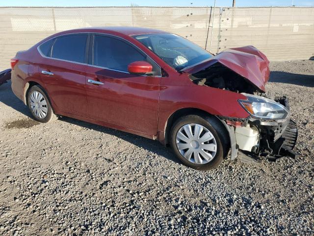 3N1AB7AP9HY364909 - 2017 NISSAN SENTRA S RED photo 4