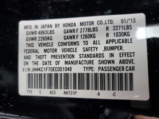 JH4KC1F70EC001048 - 2014 ACURA RLX TECH-AUDIO Qara foto 12