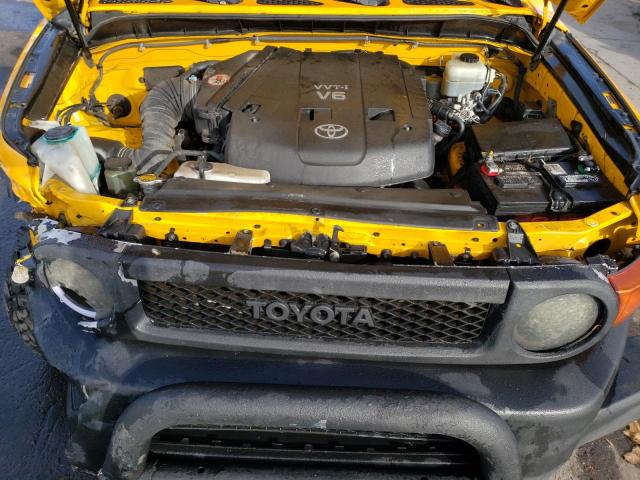 JTEBU11F070076927 - 2007 TOYOTA FJ CRUISER YELLOW photo 12