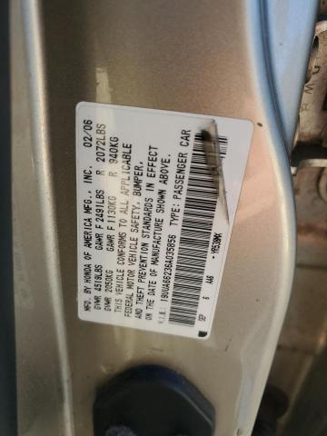 19UUA66236A035856 - 2006 ACURA TL 金色 照片 12