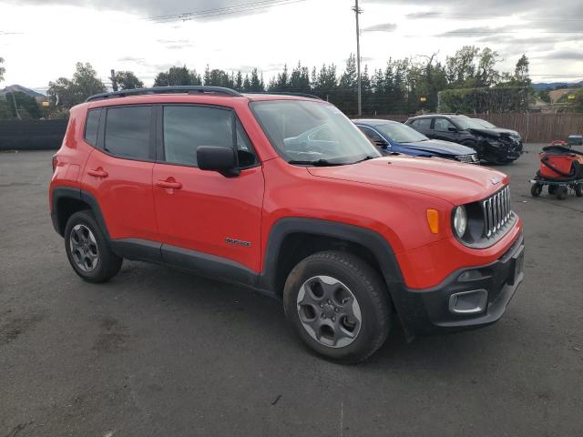 ZACCJBAT1GPD26456 - 2016 JEEP RENEGADE SPORT წითელი ფოტო 4