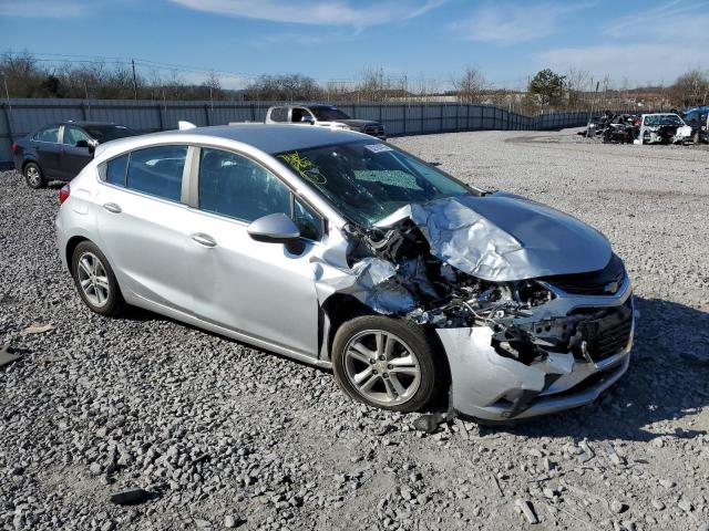 3G1BE6SM2HS538354 - 2017 CHEVROLET CRUZE LT SILVER photo 4