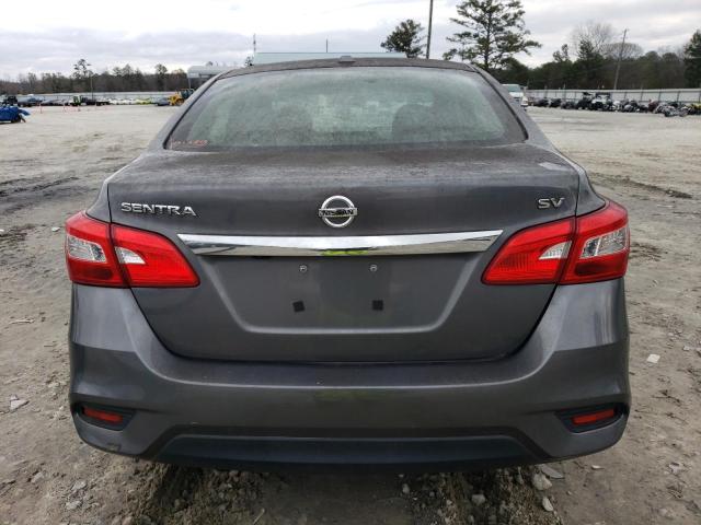 3N1AB7AP1KL606449 - 2019 NISSAN SENTRA S GRAY photo 6