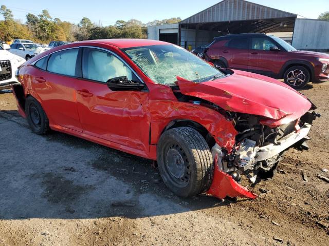 2HGFC2F67LH507388 - 2020 HONDA CIVIC LX RED photo 4