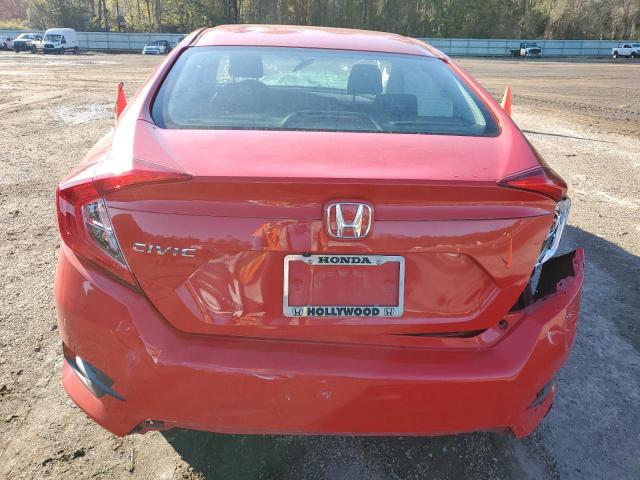 2HGFC2F67LH507388 - 2020 HONDA CIVIC LX RED photo 6