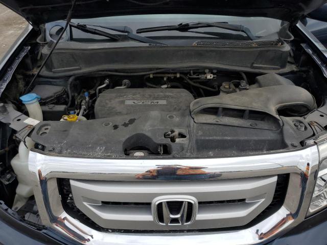5FNYF4H65AB039316 - 2010 HONDA PILOT EXL Mavi foto 12
