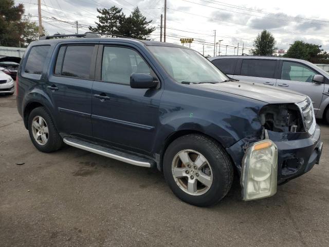 5FNYF4H65AB039316 - 2010 HONDA PILOT EXL Mavi foto 4