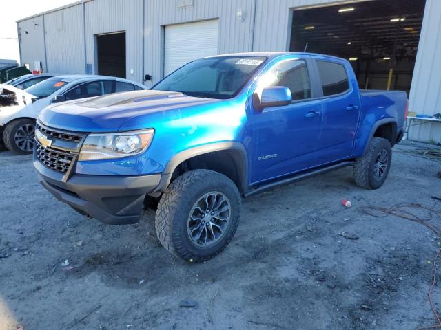 1GCPTEE19J1293171 - 2018 CHEVROLET COLORADO ZR2 BLUE photo 1