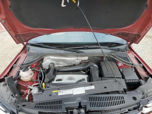 WVGAV7AX6GW074472 - 2016 VOLKSWAGEN TIGUAN S RED photo 12