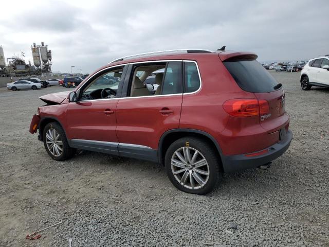 WVGAV7AX6GW074472 - 2016 VOLKSWAGEN TIGUAN S RED photo 2