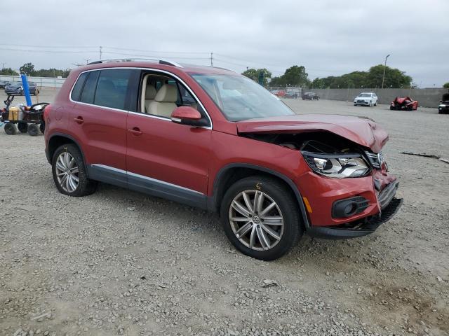 WVGAV7AX6GW074472 - 2016 VOLKSWAGEN TIGUAN S RED photo 4